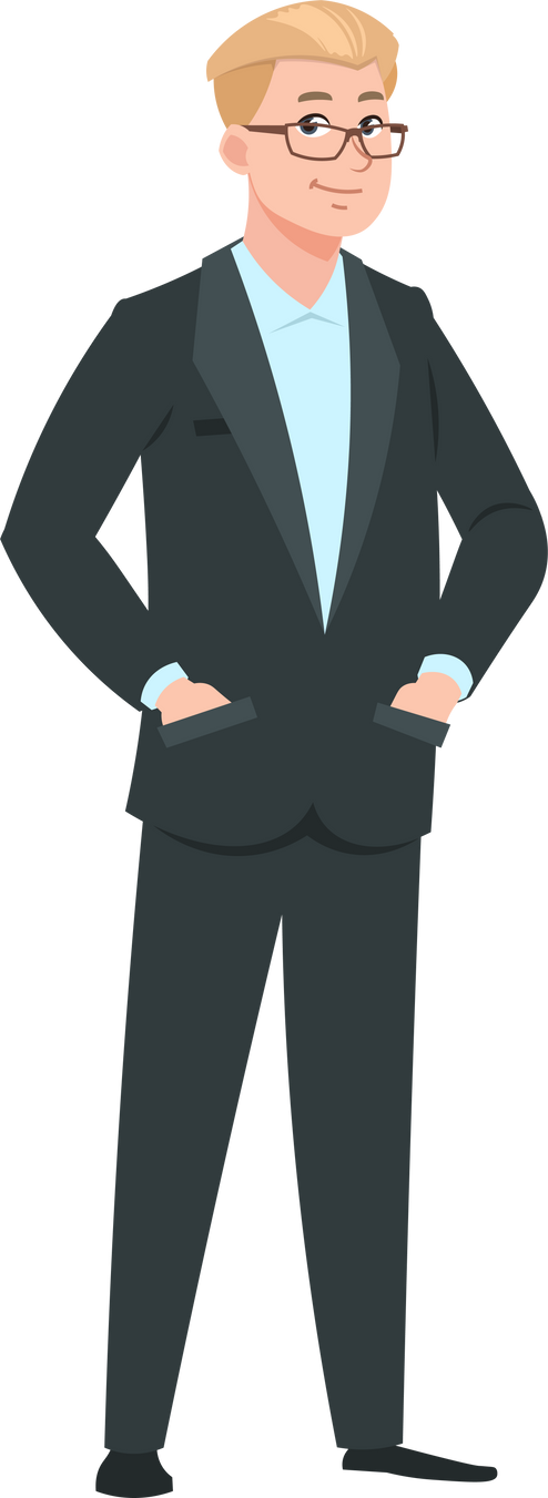 business person businessman character